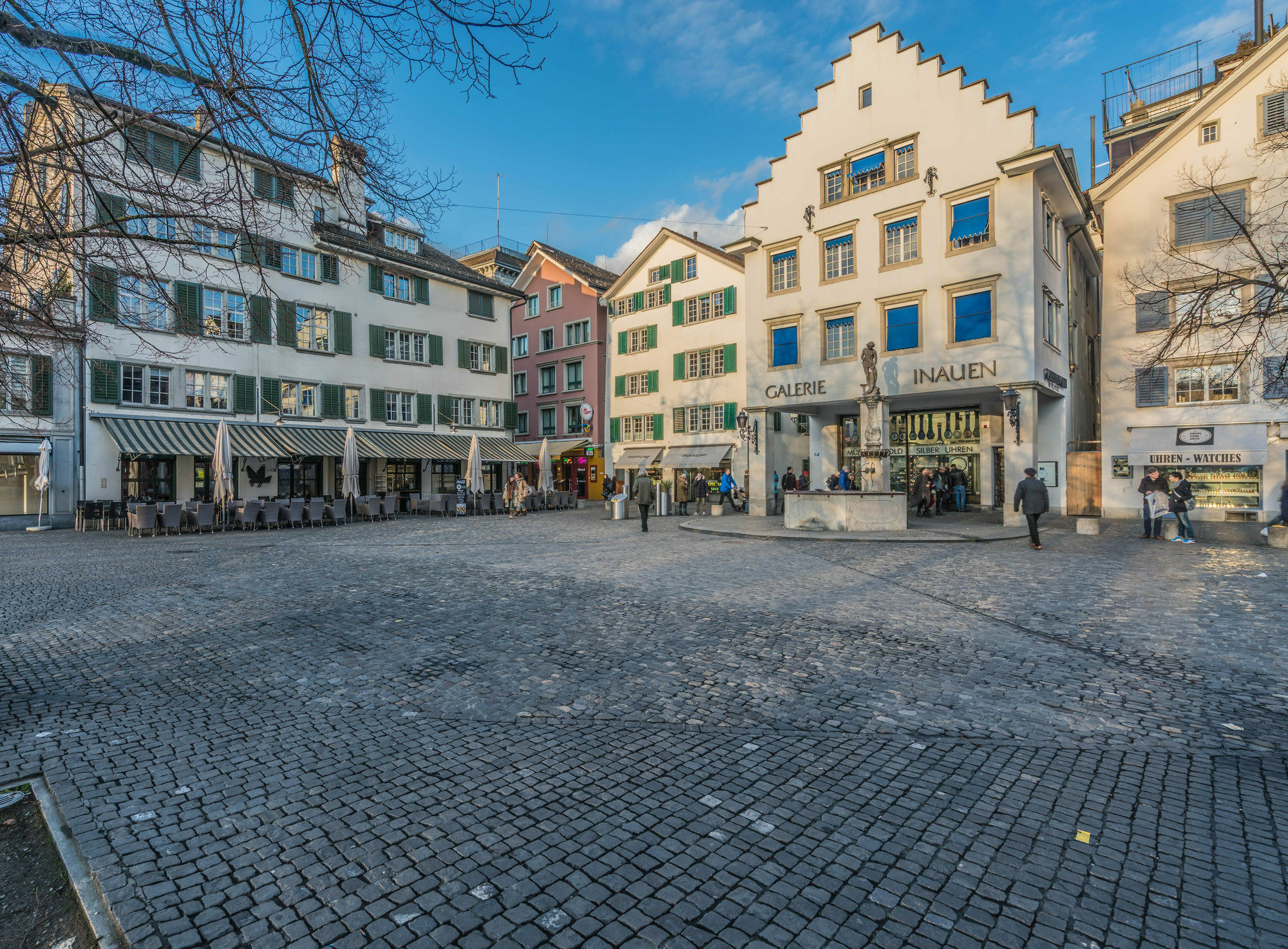 Lake Side Location Bellevue Zurich Bagian luar foto